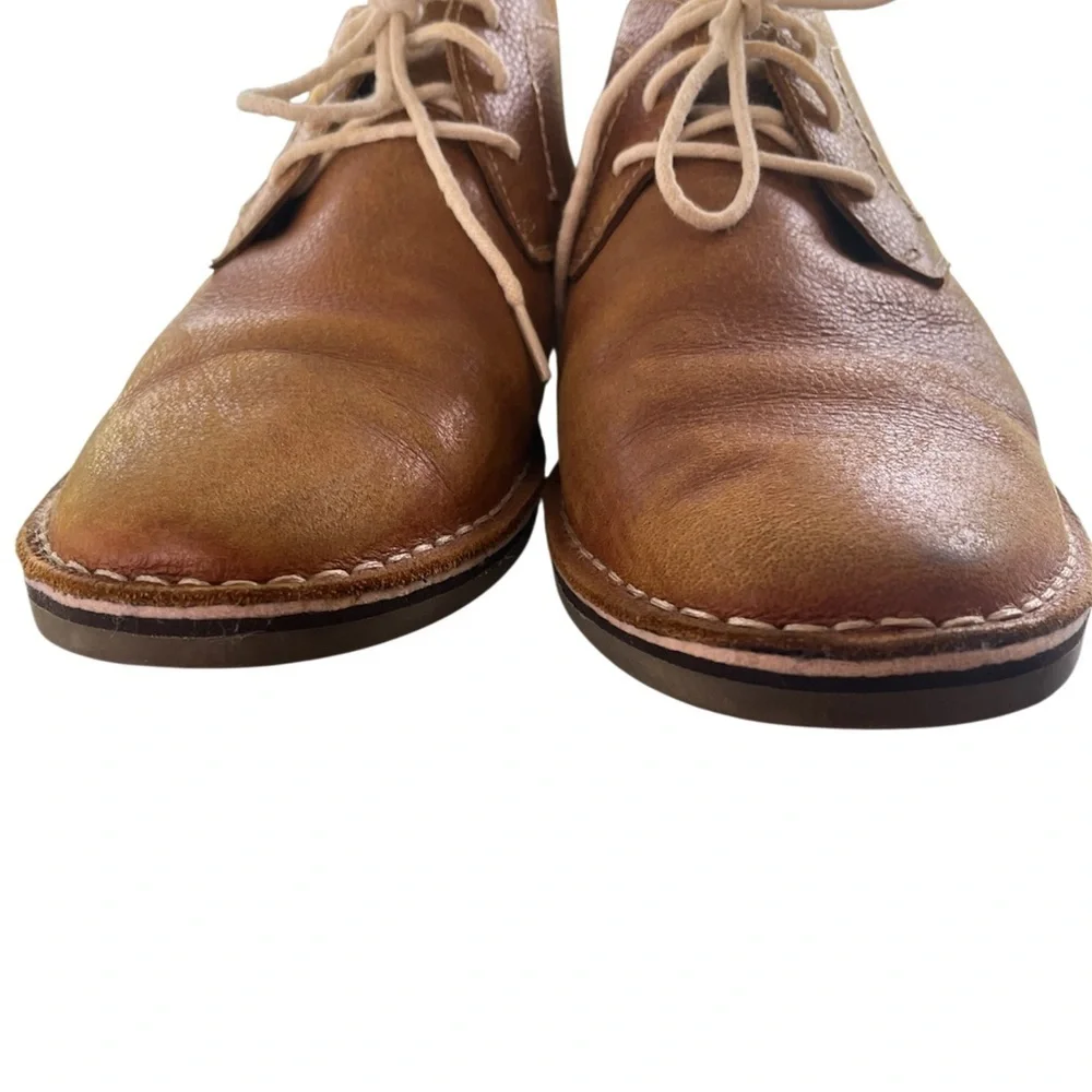 Kenneth Cole Reaction British Tan Desert Sun Distressed Chukka Boots Mens 11